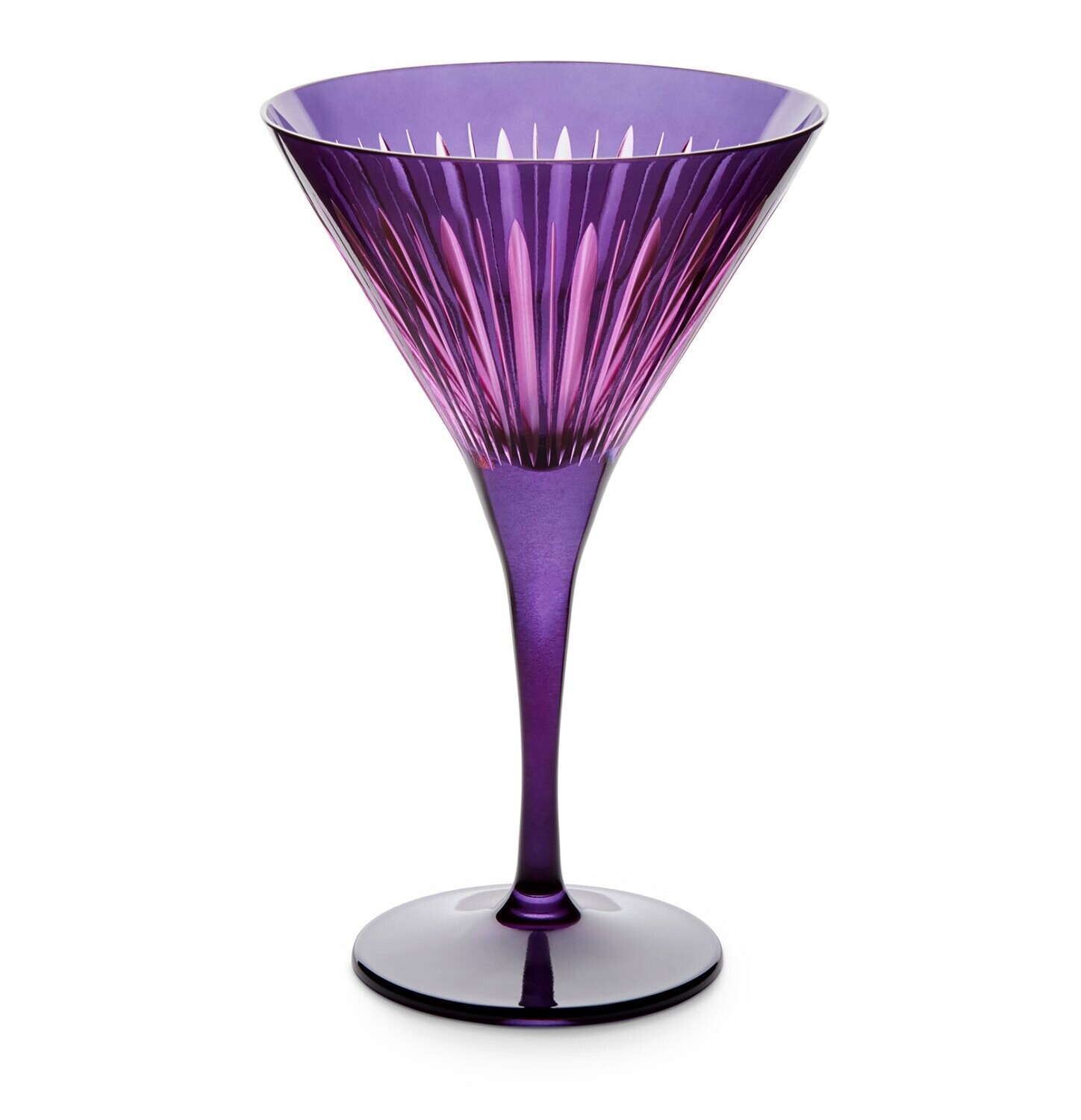 L'Objet Prism Martini Glasses Set of 4 Purple PS4042