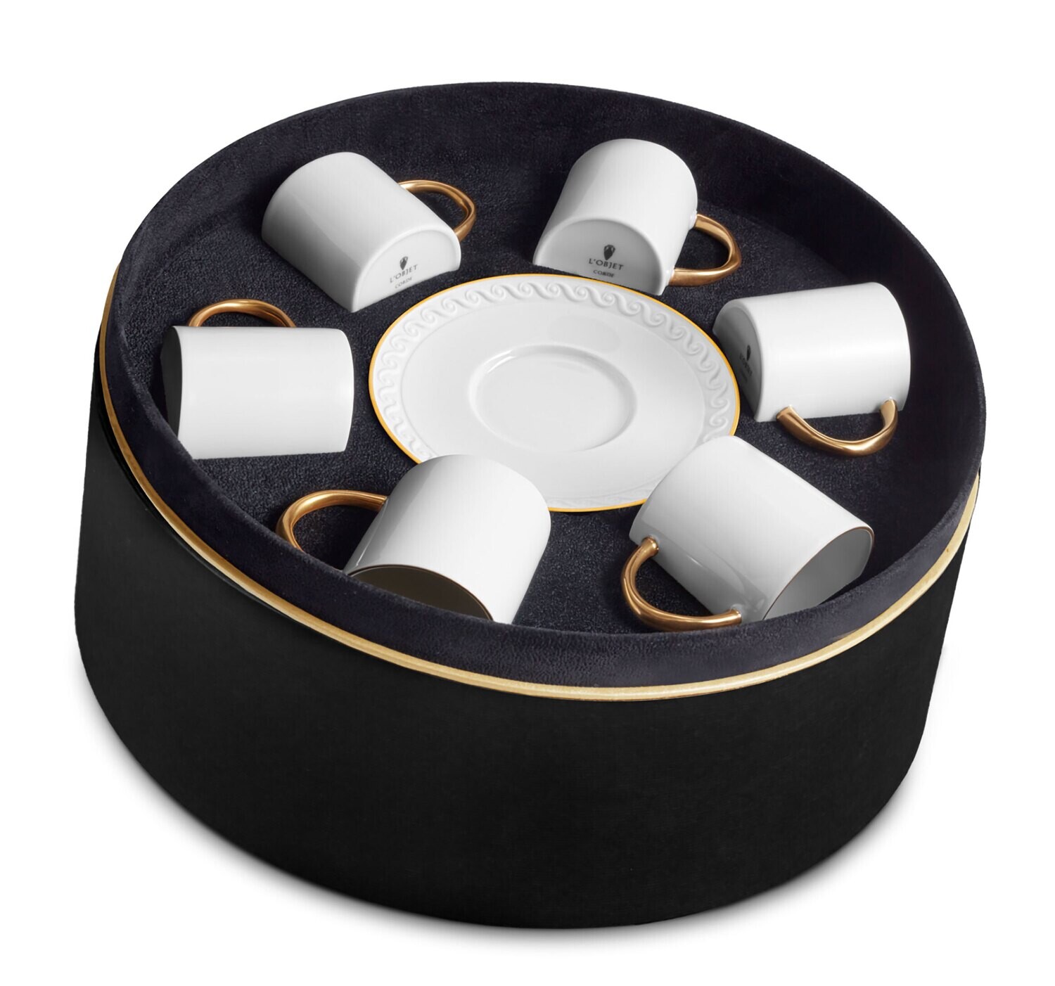 L&#39;Objet Neptune Espresso Cup Saucer Set of 6 NP256, MPN: NP256, 810009646976