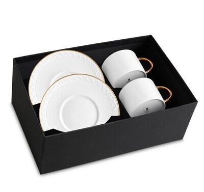L&#39;Objet Neptune Tea Cup Saucer Set of 2 NP253, MPN: NP253, 810009646952
