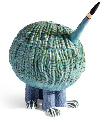 L&#39;Objet Haas Napolean Fish Vessel Artist Proof Purple Green HB011AP, MPN: HB011AP, 810009644651
