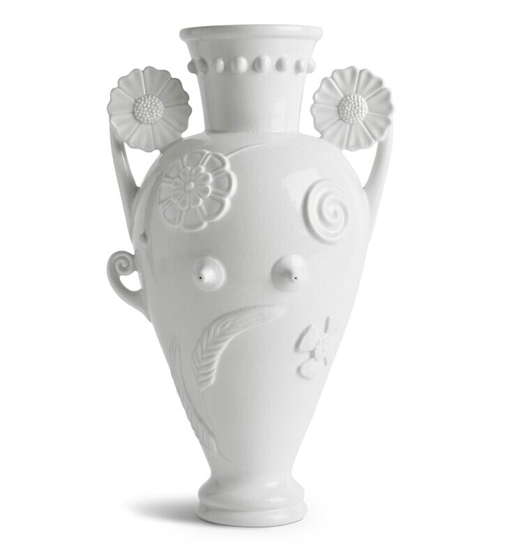 L&#39;Objet Pantheon Persephone Vase White PA110