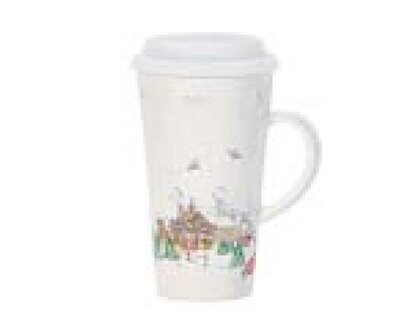 Juliska Berry &amp; Thread North Pole Travel Mug with Silicone Lid JN133/88, MPN: JN133/88, 810113173672