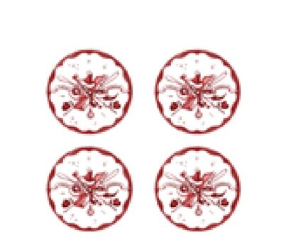 Juliska Country Estate Winter Frolic Coaster Set of 4 CS03/73, MPN: CS03/73, 810113174136