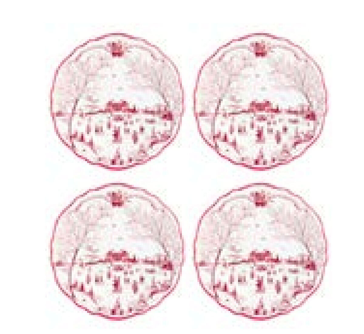 Juliska Country Estate Winter Frolic Melamine Dinner Plate Set of 4 WFM01SET/73, MPN: WFM01SET/73, …