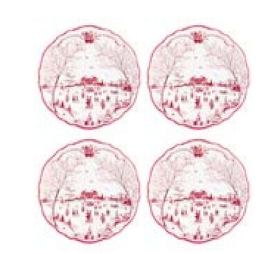 Juliska Country Estate Winter Frolic Melamine Dinner Plate Set of 4 WFM01SET/73, MPN: WFM01SET/73, …