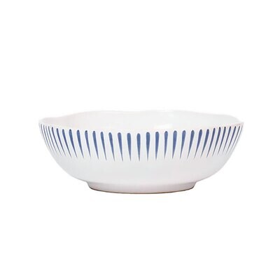 Juliska Sitio Stripe Coupe Bowl Delft Blue STS08/44, MPN: STS08/44, 810113176505