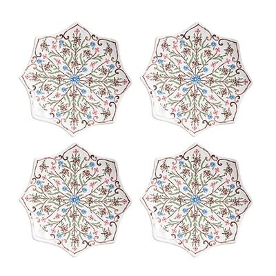 Juliska Villa Seville Scalloped Side Cocktail Plate Set of 4 Chambray SVL53SET/47, MPN: SVL53SET/47…
