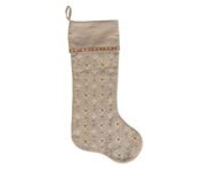 Juliska Heidi Embroidered Stocking Natural ST/009, MPN: ST/009, 810113174273