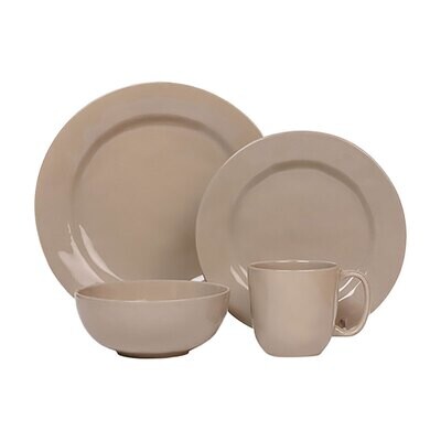 Juliska Puro 4 Piece Place Setting Taupe KS40X/66, MPN: KS40X/66, 810113176727