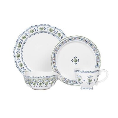 Juliska Villa Seville 4 Piece Place Setting Chambray SVL40/47, MPN: SVL40/47, 810113177069