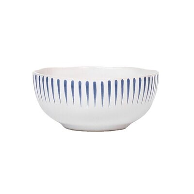 Juliska Sitio Stripe Cereal Ice Cream Bowl Delft Blue STS07/44, MPN: STS07/44, 810113176482