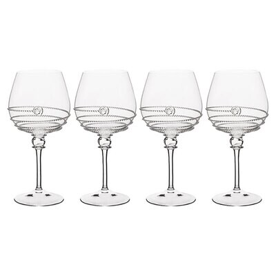 Juliska Amalia Light Body Red Wine Glass Set of 4 B479ASET4/C, MPN: B479ASET4/C, 810113175966