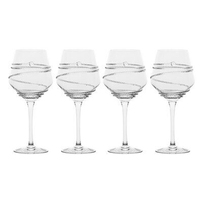 Juliska Chloe Red Wine Glass Set of 4 B522SET4/C, MPN: B522SET4/C, 810113175959