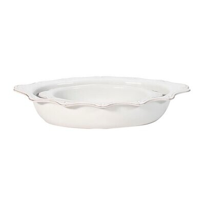 Juliska Berry &amp; Thread Oval Baker 2 Piece Set Whitewash JA351SET/W, MPN: JA351SET/W, 810113173597