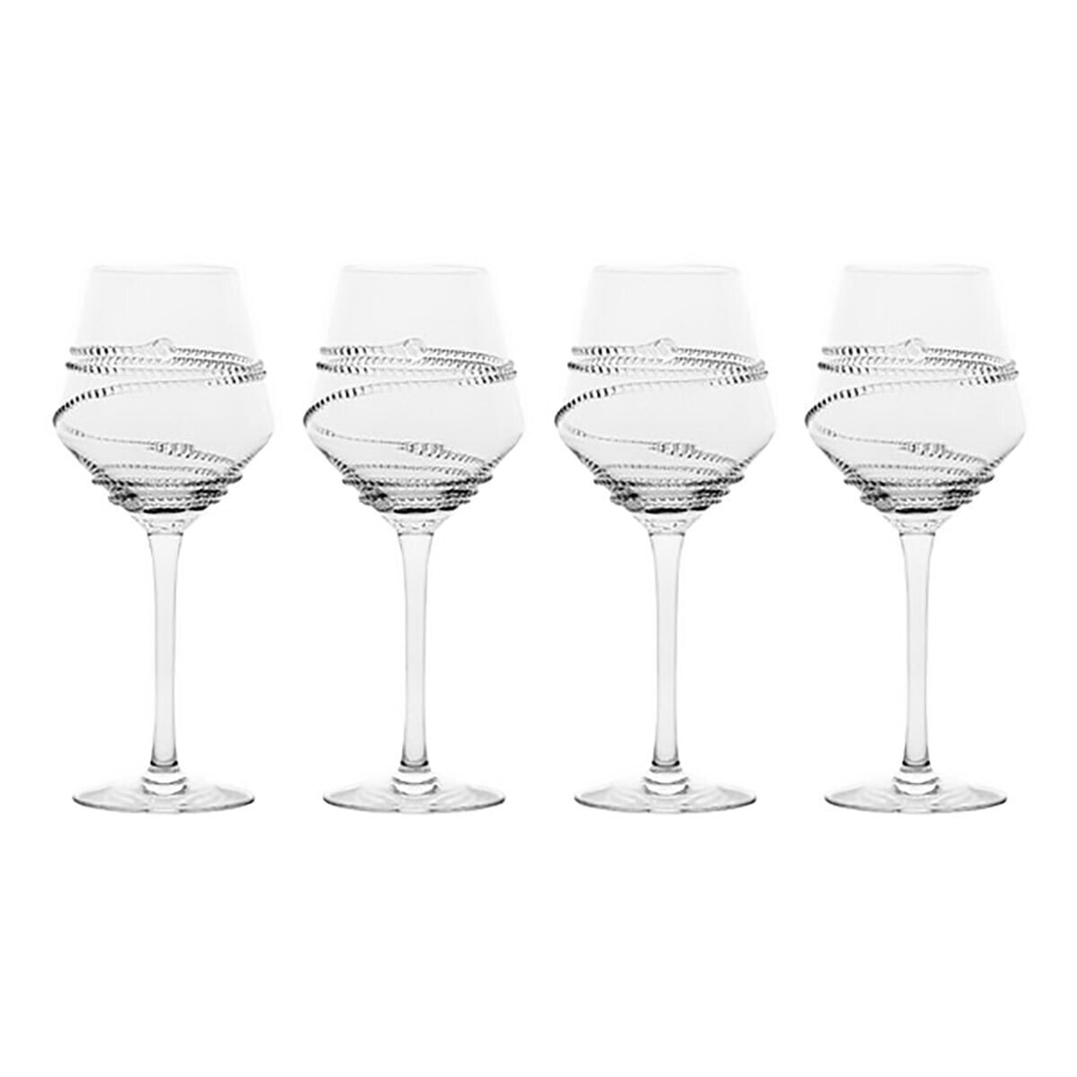 Juliska Chloe White Wine Glass Set of 4 B521SET4/C