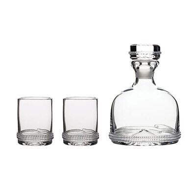 Juliska Dean Decanter and Double Old Fashioned 3 Piece Set B489SET/C, MPN: B489SET/C, 810113176031
