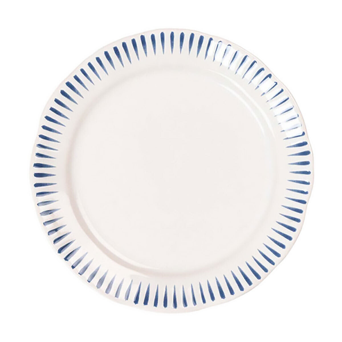 Juliska Sitio Stripe Dinner Plate Delft Blue STS01/44, MPN: STS01/44, 810113176420