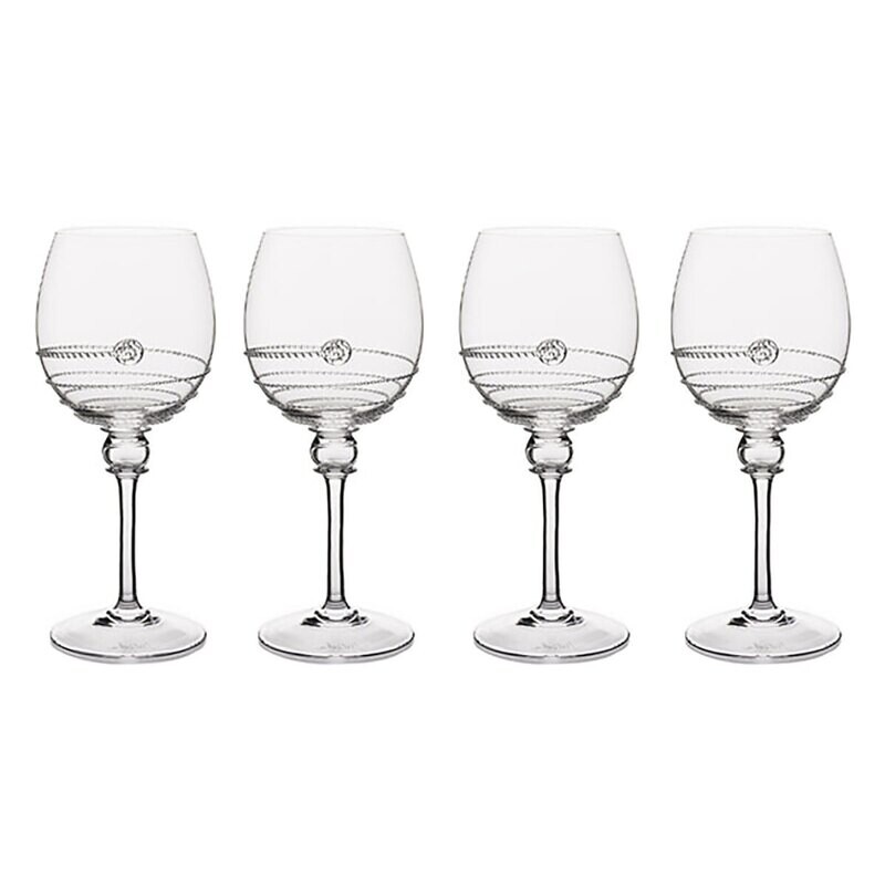 Juliska Amalia Full Body White Wine Glass Set of 4 B481ASET4/C