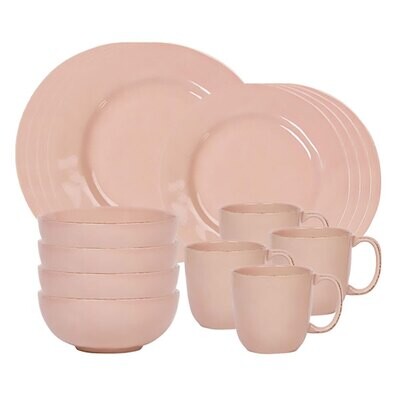 Juliska Puro 16 Piece Place Setting Blush KS200SET/51, MPN: KS200SET/51, 810113176819