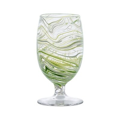 Juliska Puro Marbled Goblet Green PGM116/21, MPN: PGM116/21, 810113177410