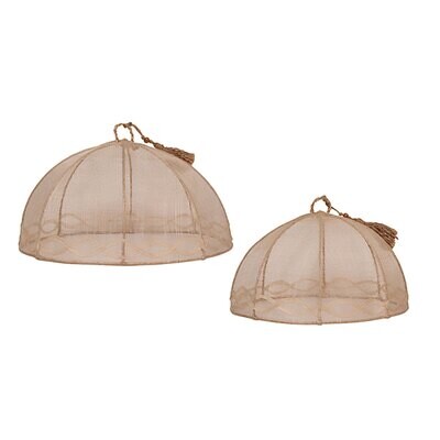 Juliska Tuileries Garden Mesh Round Food Cover 2 Piece Set Natural TFC01SET/38, MPN: TFC01SET/38, 8…