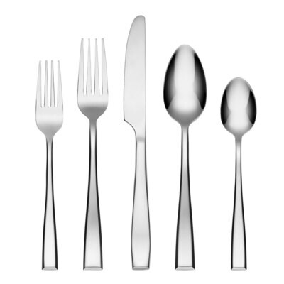 Cambridge Cali Mirror 18/0 Stainless Steel 30 Piece Flatware Set 219230CSLG40, MPN: 219230CSLG40, 7…