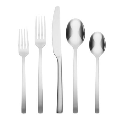 Cambridge Beacon Satin Mirror 18/0 Stainless Steel 20 Piece Flatware Set 403320CKWS12, MPN: 403320C…