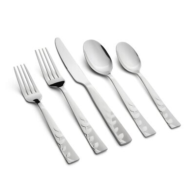 Cambridge Blossom Sand 18/0 Stainless Steel 20 Piece Flatware Set 268320DS, MPN: 268320DS, 71997898…