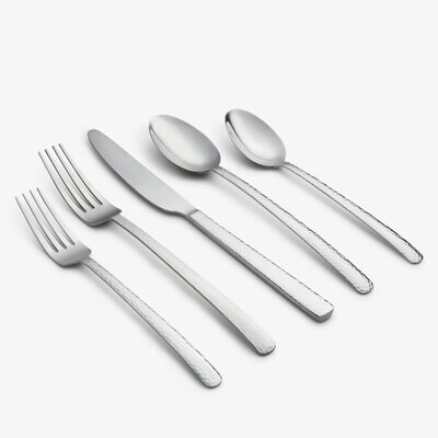 Cambridge Henrietta Hamr Mirror 18/0 Stainless Steel 20 Piece Flatware Set 343620CSLG12, MPN: 34362…