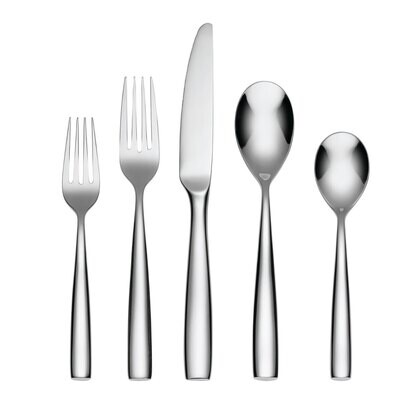 Cambridge Linden Mirror 18/10 Stainless Steel 20 Piece Flatware Set 128020CBLGM12R, MPN: 128020CBLG…