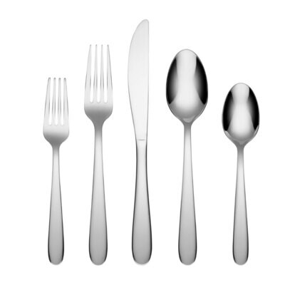 Cambridge Jude Mirror 18/0 Stainless Steel 45 Piece Flatware Set 347945CNW13R, MPN: 347945CNW13R, 7…