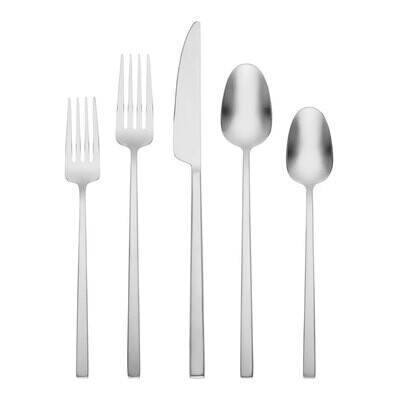 Cambridge Damaris Satin 18/0 Stainless Steel 20 Piece Flatware Set 403720CNW12R, MPN: 403720CNW12R,…