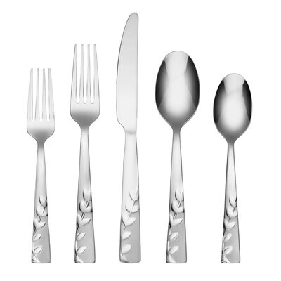 Cambridge Blossom Sand 18/0 Stainless Steel 20 Piece Flatware Set 268320R, MPN: 268320R, 7199789783…