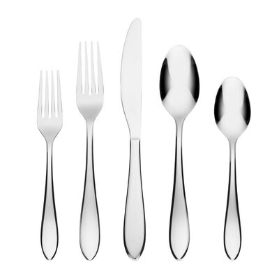 Cambridge Delia Mirror 18/0 Stainless Steel 20 Piece Flatware Set 344520CBW12R, MPN: 344520CBW12R, …