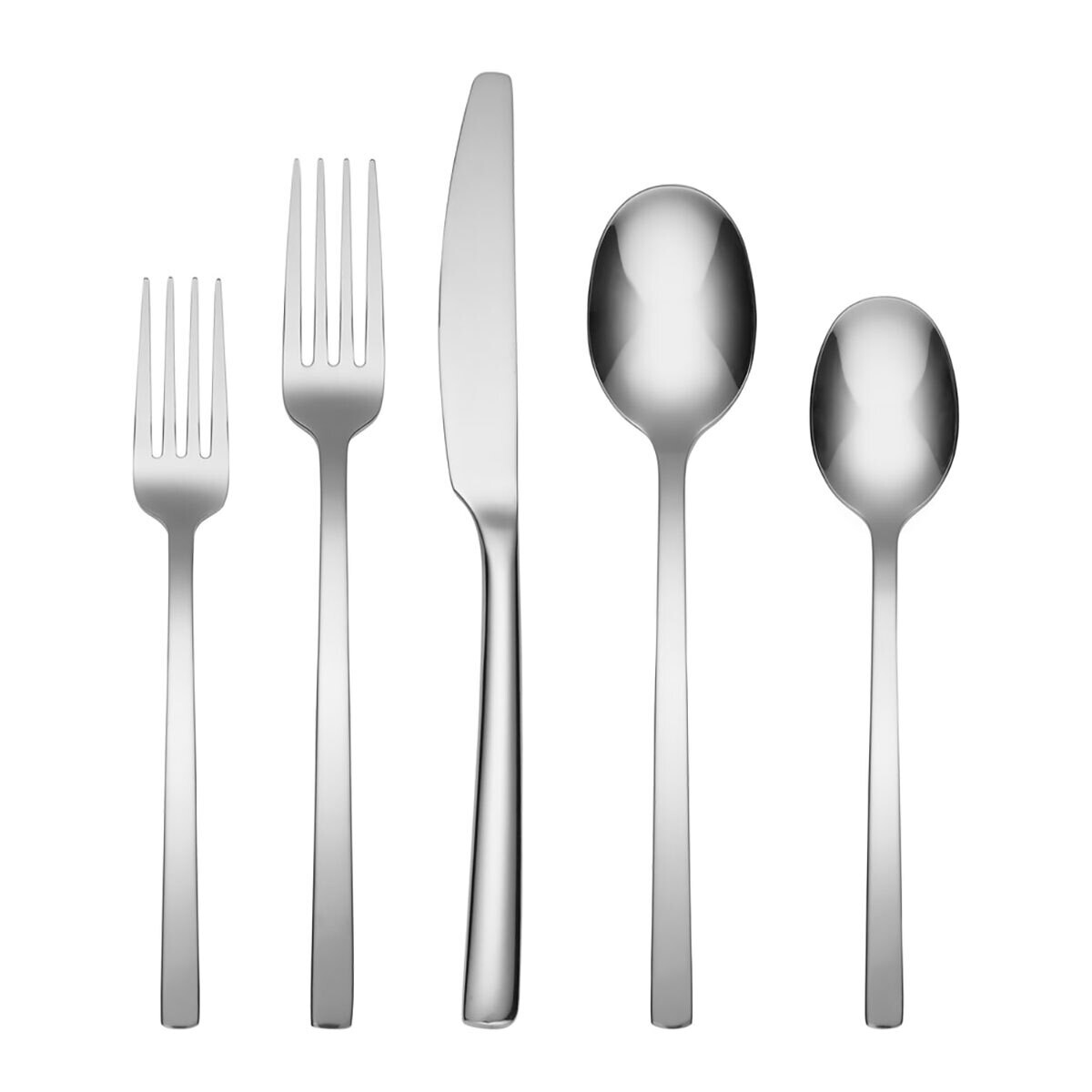 Cambridge Beacon Mirror 18/0 Stainless Steel 45 Piece Flatware Set 336645CNW13, MPN: 336645CNW13, 7…