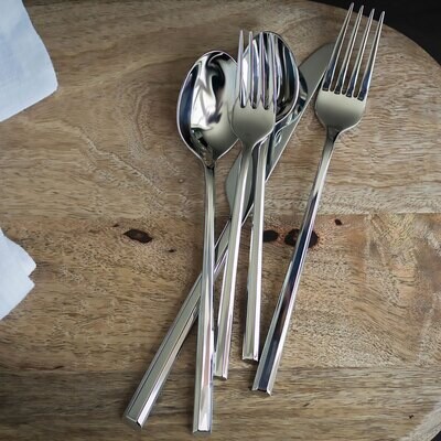 Cambridge Isobel Mirror 18/10 Stainless Steel 20 Piece Flatware Set 304520CNB12R, MPN: 304520CNB12R…