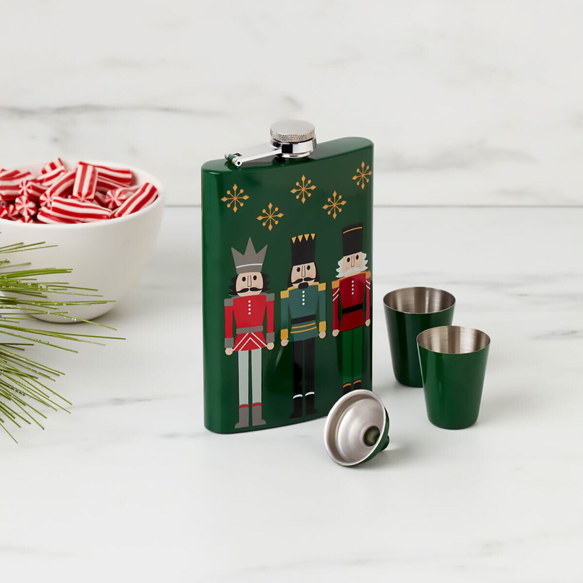 Cambridge Nutcracker Flask Set 4 Pieces 896221