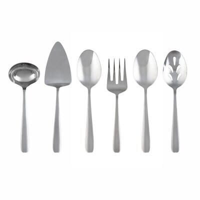 Cambridge Bourne Mirror Oversz 18/0 Stainless Steel 6 Piece Hostess Set 3251Q5CSLT58R, MPN: 3251Q5C…