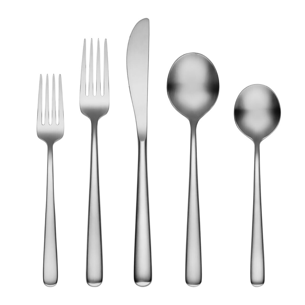 Cambridge Lorenn Satin 18/10 Stainless Steel 20 Piece Flatware Set 305720CNB12DS, MPN: 305720CNB12D…