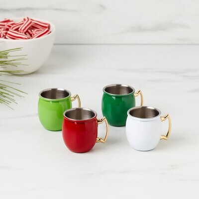 Cambridge Mini Moscow Mule Mugs 4 Piece Set Holiday 896220, MPN: 896220, 719978859878