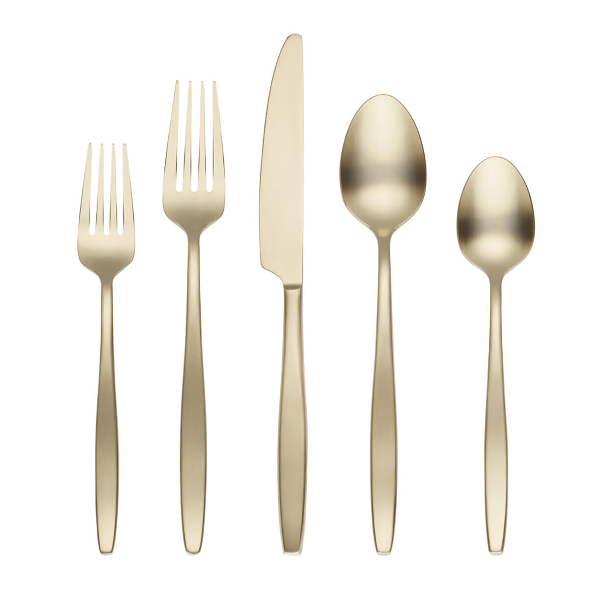 Cambridge Nylah Pvd Satin 18/0 Stainless Steel 20 Piece Flatware Set 514020CKW12R, MPN: 514020CKW12…