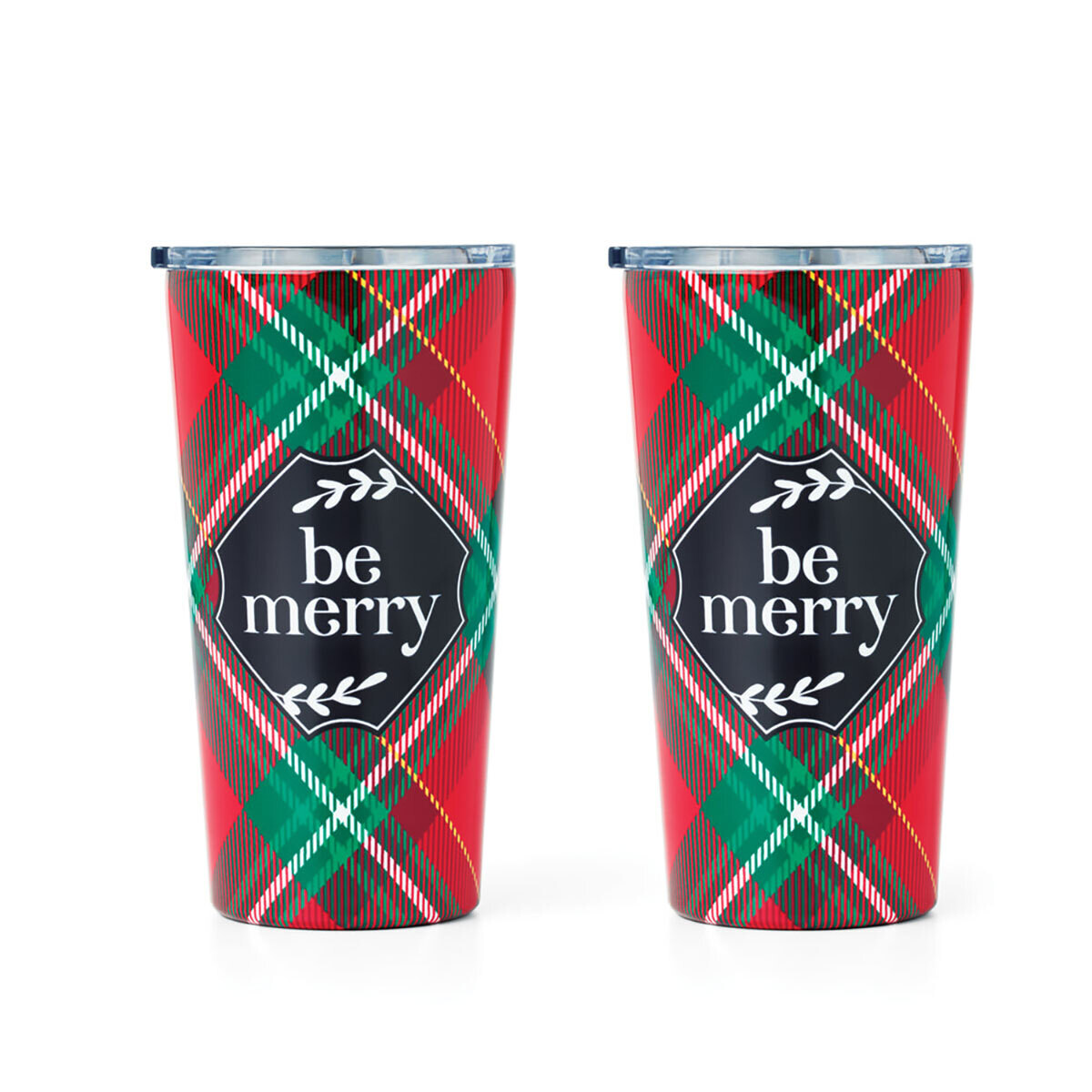 Cambridge 20 Oz Insulated Red Be Merry Coffee Mug 896448, MPN: 896448, 810133070517