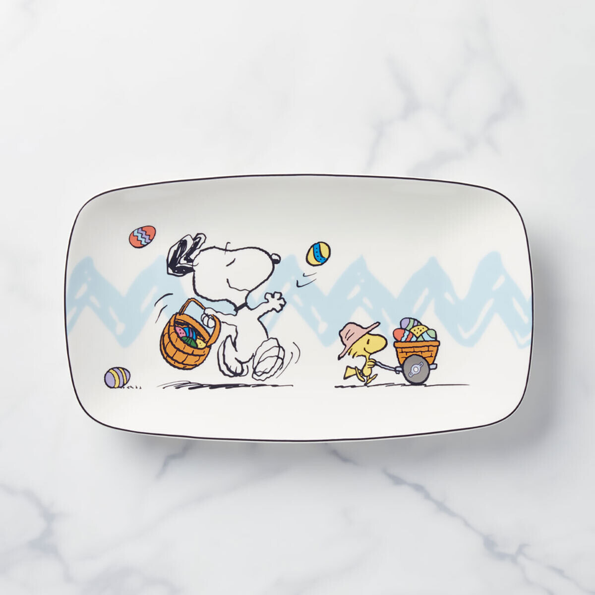 Lenox Snoopy Easter Hors D&#39;Ouevres Tray 896632