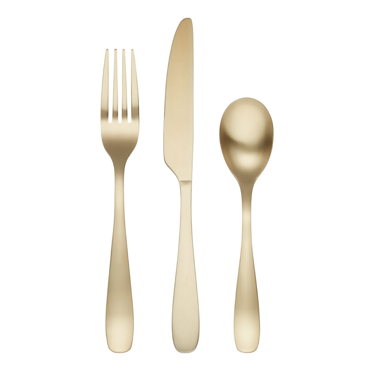 Cambridge Eliana Pvd-Champagne Sat 18/0 Stainless Steel 12 Piece Flatware Set 503212CBWC18, MPN: 50…