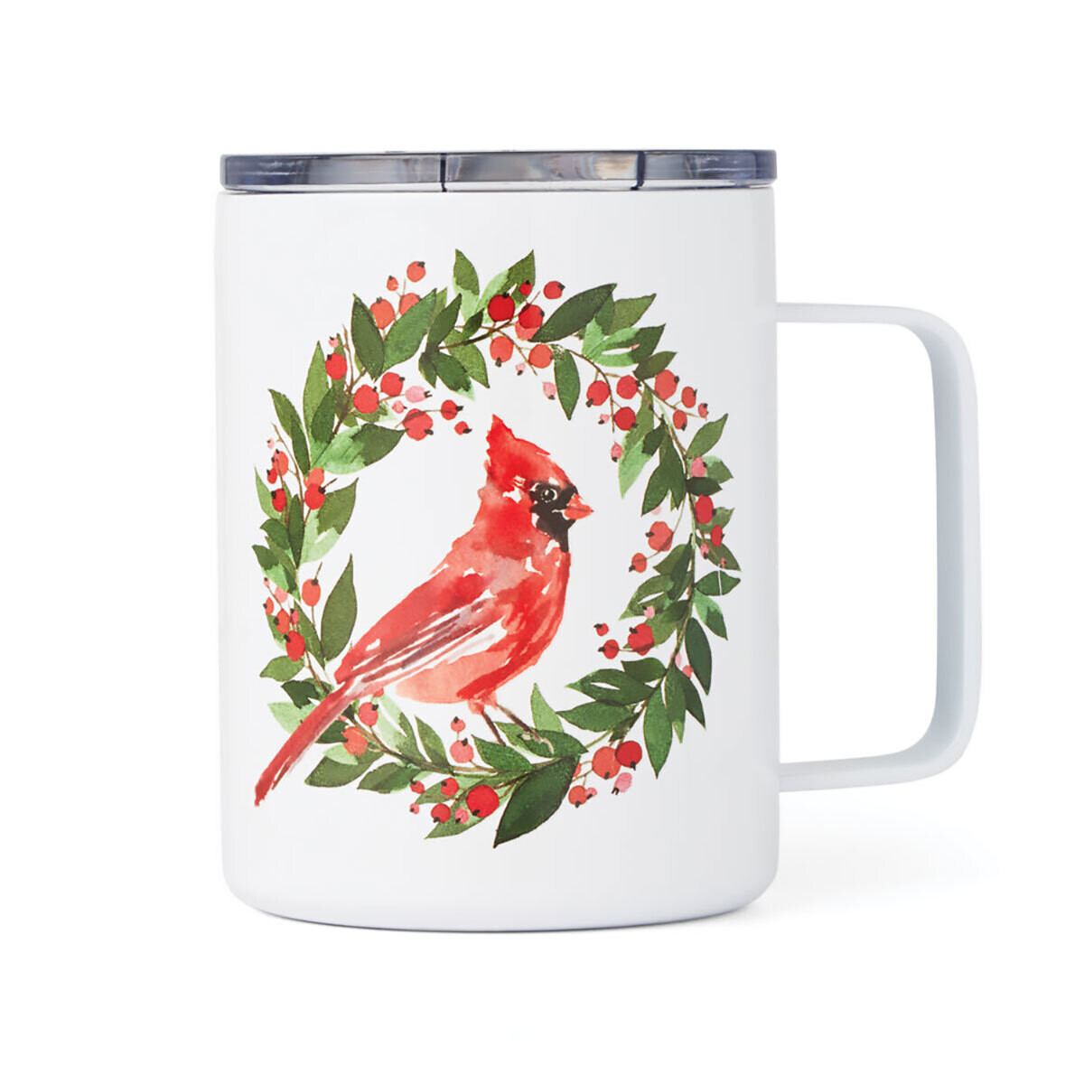 Cambridge 16 Oz Insulated Red Cardinal Coffee Mug 896197