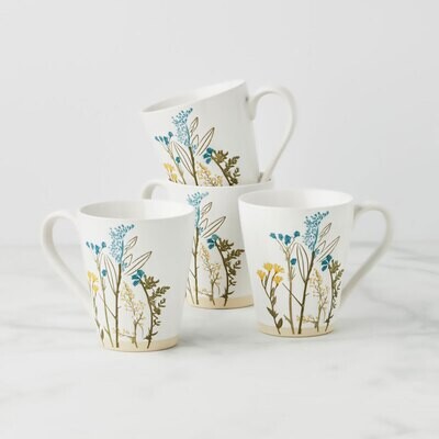 Lenox Wild Flowers Mugs Set of 4 896638, MPN: 896638, 194372032056