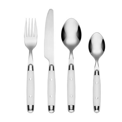 Cambridge Jubilee White 16 Piece Flatware Set 07616CBWD32R, MPN: 07616CBWD32R, 719978838330