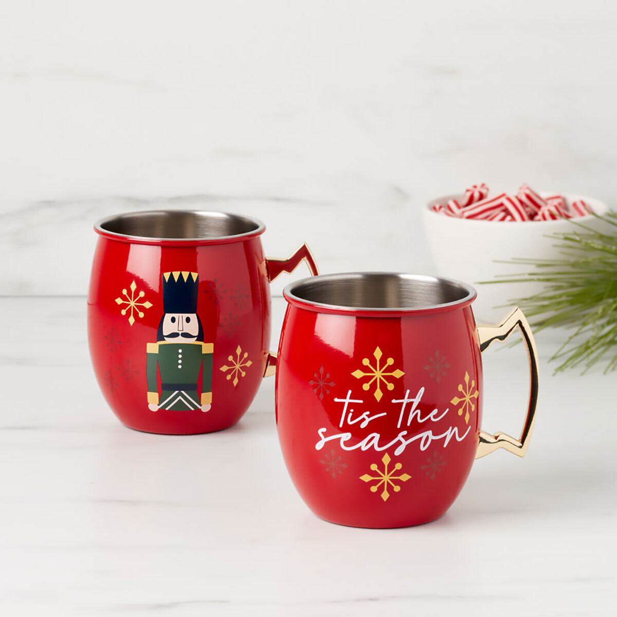 Cambridge 20 Oz Nutcracker Moscow Mule Mugs Set of 2 896215, MPN: 896215, 719978859823
