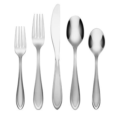 Cambridge Yardena Sand 18/0 Stainless Steel 20 Piece Flatware Set 428020CBW12, MPN: 428020CBW12, 71…