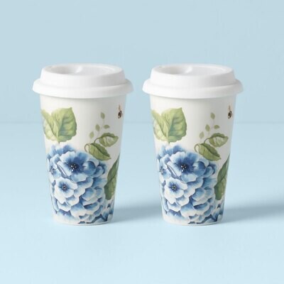 Lenox Butterfly Meadow Blue Therm Mug Set of 2 896462, MPN: 896462, 194372031493